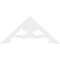 Ekena Millwork Pitch Cornelia Architectural Grade PVC Gable Pediment, 72"W x 33"H x 1"P (11/12) GPP072X033X100CRN - alternate 2
